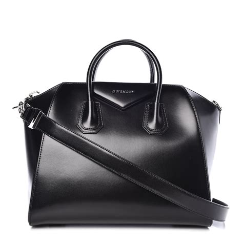 givenchy antigona medium black shiny|givenchy antigona small price.